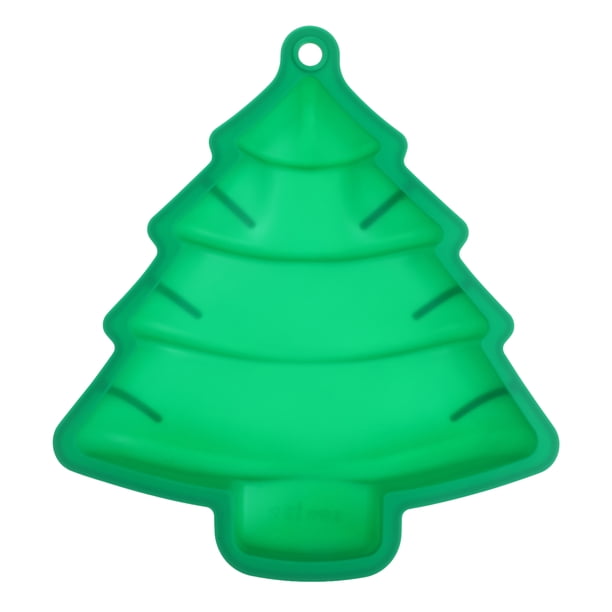 GOOHOCHY Molde de silicona para pastel con forma de árbol de Navidad, molde para hornear pasteles, molde para hornear DIY
