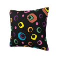 thumbnail image 2 of YFYANG Square Decorative Throw Pillow Case (Without Pillow Insert), Colorful Geometric Patterns Bedroom Sofa Car Cushion Cover, 18"x18", 2 of 9