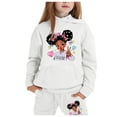 thumbnail image 1 of WEAIXIMIUNG Chandails en Molleton pour Filles Mode Décontractée Imprimée à Manches Longues avec Capuche et Pantalon Ensemble 12-13 Ans, 1 of 4