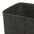 thumbnail image 5 of Mainstays Large Gray Felt Decorative Storage Basket, 16.5 in x 14 in x 11 in, 5 of 6