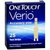 OneTouch Verio Blood Glucose Test Strips, 25 Count