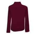 thumbnail image 2 of Sudadera George para Dama, Cuello Alto Vino Talla G, 2 of 4