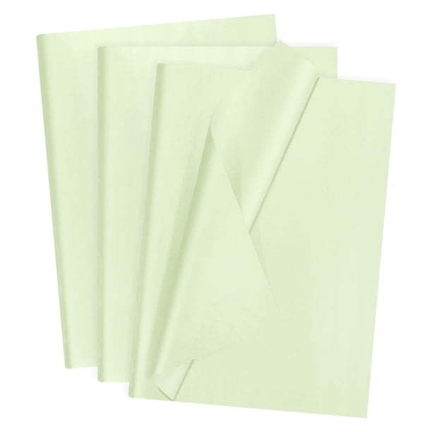 Tejido Regalo Envoltura Papel Lima Verde 19.69x27.56 Pulgadas Impermeable para Floristería, Bricolaje Artesanía Decoración, Regalo/Regalo Caja Embalaje Paquete de 40