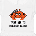 thumbnail image 4 of Inktastic Rehoboth Beach Delaware Cute Crab Girls Toddler Dress, 4 of 5