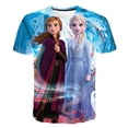 thumbnail image 1 of Camiseta para niños de Anna Elsa, camisetas para niños y niñas, camisetas para niños y bebés, camisetas de dibujos animados para niños pequeños, ropa corta de 4 a 14 años, 10 años Gao Jinjia LED, 1 of 2