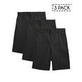 thumbnail image 2 of 3-Pack Boy's Stretch Slim Fit School Uniform Twill Shorts, 2 of 7