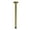 Brass, variant on Kingston Brass K211C1  12" Rain Drop Ceiling Mount Shower Arm with Round Flange, Polished Chrome