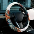thumbnail image 6 of Fish 14.5 Inch Printing PVC Leather Car Wheel Cover Auto Accessories Steering Wheel Cover, 6 of 6