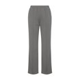 thumbnail image 4 of Arlun Womens Wide Leg Dress Pants Business Casual Flowy Work Palazzo Pants Solid Color Elastic High Waisted Pleated Front Straight Trousers for Daily Commuter Wear Grey XL, 4 of 5