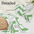 thumbnail image 3 of Modern Geometric Green Body Pillow Cover 20 x 60 Inch Decorative Pillow Cover Abstract Minimalist Artwork Lines Lumbar Pillowcase Seasonal Rectangle Cushion Case for Couch Sofa Bed Living Room, 3 of 9