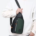 thumbnail image 5 of Men's Sling Bag, Lightweight Waterproof Crossbody Bag with Zipper Pockets, Stylish Adjustable Shoulder Strap for Outdoor and Daily Use, 5 of 6