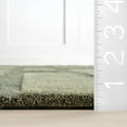 thumbnail image 2 of Rugs USA Remy Crosshatch Wool Area Rug, 9' 6" x 13' 6", Remy Olive, 2 of 8