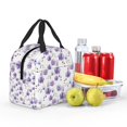 thumbnail image 4 of Sigee Orchids Flowers for Lunch Bag for Women Men, Reusable Lunch Bag Insulated Lunch Bag Lunch Box Cooler, 4 of 5