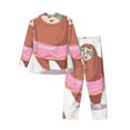 thumbnail image 2 of Bingfone Men'S Pajama Set 2 Piece Loungewear Pjs, Long Sleeve With Pajama Pants-Sloth With Donuts1, 2 of 9