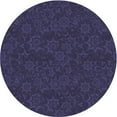 thumbnail image 1 of Ahgly Company Machine Washable Indoor Round Transitional Deep Periwinkle Purple Area Rugs, 7' Round, 1 of 7