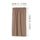 thumbnail image 5 of Cortinas LYCAQL 100 % opacas para ventana, con forro negro, que bloquean el frío y la luz, ideales para habitación de bebé, con aislamiento térmico (beige, 2 unidades, 45,7 x 132 cm cada panel), 5 of 8