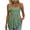 Green-12, variant on Women's Embroidery Peplum Cami Tops Sleeveless Scoop Neck Slim Fit Ruffle Hem Tunic Tank Tops