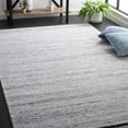 thumbnail image 2 of SAFAVIEH Mirage Lecia Striped Polyester Area Rug, Blue/Ivory, 6' x 9', 2 of 8