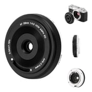 Viltrox AF 28mm F4.5 Fujifilm X APS-C Pancake Body Cap Lens, 60g, Autofocus