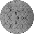 thumbnail image 1 of Ahgly Company Indoor Round Oriental Gray Industrial Area Rugs, 7' Round, 1 of 4