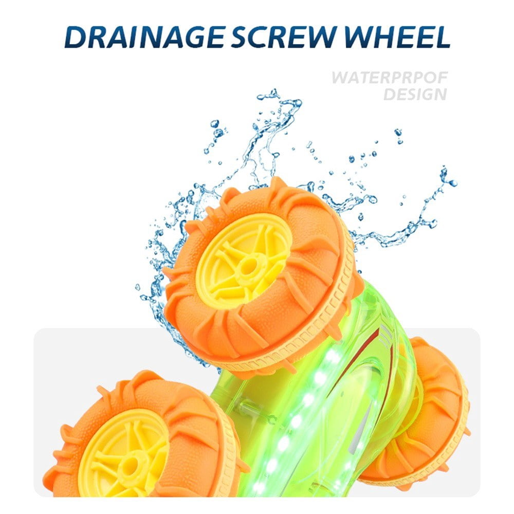 4WD Amphibious Waterproof Stunt Car Gesture Control Remote Boat