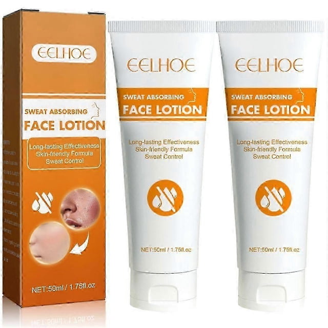 Loción facial antitranspirante, antisudor, para frente, cuero cabelludo y piel grasa, absorbente del sudor, fórmula suave para la piel, 50 ml