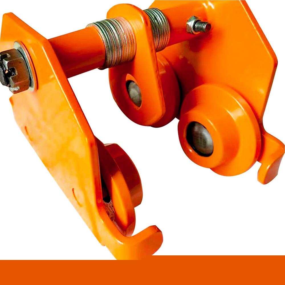 thumbnail image 6 of ZHON Beam Trolley 1100lbs 0.5 Ton Capacity I Beam Trolley Heavy Duty 2.5in-7in Adjustable Flange Manual Trolleys Crane Lift Garage Hoist for I Beams & Chain Hoists Lifting amazing, 6 of 9