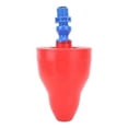 thumbnail image 4 of Toilet Plunger Piston Type Toilet Clog Remover Rubber Handle Toilet Dredge Pipe For Clogged Siphon Toilet (Red) Bathroom cleaning, 4 of 7