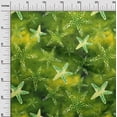thumbnail image 3 of oneOone Viscose Chiffon Light Green Fabric Sea Diy Clothing Quilting Fabric Print Fabric By Yard 42 Inch Wide, 3 of 4