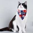 thumbnail image 4 of Sombrero con bandera para mascotas, pajarita con lentejuelas para gatos y perros, bufanda triangular, accesorios esenciales para mascotas, 4 of 6