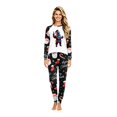 thumbnail image 4 of Lvotionpl 2026 Matching Family Christmas Pjs, Matching Christmas Pajamas Long Sleeve Top & Pants Set Matching Holiday Family Pajama Xmas Sets, 4 of 5