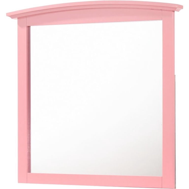 pink mirror dresser Vanity Desk with & Light, Large Drawer Three Level Storage Dresser, 3 Lighting Modes Adjustable Brightness, Bedroom Dressing Table(Pink) : Home & Kitchen making it a perfect addition to childrens rooms Home Square 2-Piece Bedroom Furniture