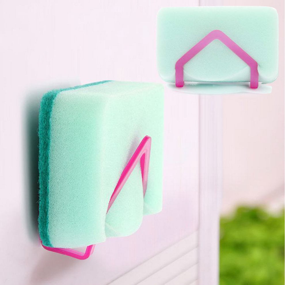 Convenient Sponge Holder Suction Cup Sink Holder Kitchen Wall Mounted Type N