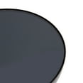 thumbnail image 3 of Kate and Laurel Chandon Modern Sophisticated Drink Table, 8 x 8 x 23, Gray Gunmetal, Contemporary Sculptural Plant Pedestal Table with Unique Tinted Tabletop and Polished Metallic Finish, 3 of 7