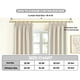 thumbnail image 5 of Barras para Cortinas KAMANINA Paquete de 2, Ajustables de 83 a 305 cm, Resistente, Color Dorado, 5 of 9