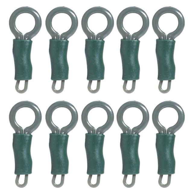 Lot de 10 clips de plomb arrière durables et tubes de verrouillage pour la pêche à la carpe