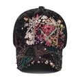 thumbnail image 4 of ASFGIMUJ New Sequined Over Ponytail Hat Sunscreen Baseball Cap For Women, 4 of 7