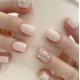 thumbnail image 4 of Uñas postizas francesas cuadradas y cortas, 24 piezas, puntas de uñas postizas con diseño de uñas adhesivas, juego de accesorios de Arte de uñas de cobertura completa, 4 of 4