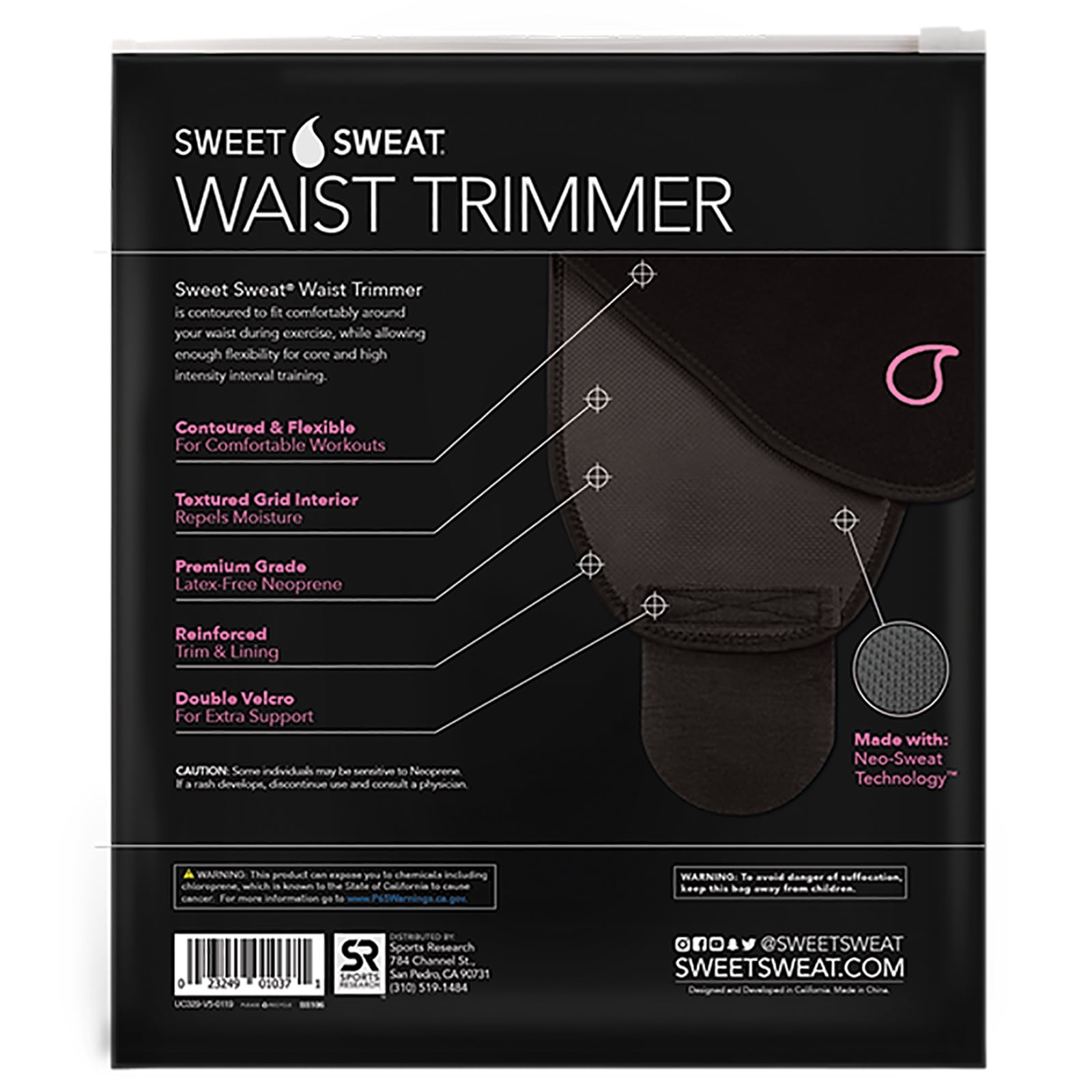 sports research premium waist trimmer