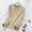 Khaki, variant on Dianli Loungewear Sleepwear Women's Flannel Pullover Top Soft Cozy Thermal Homewear Simple Wearable Top Comfortable Nightshirt Sleep Top