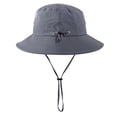 thumbnail image 1 of Sombrero para el , transpirable, para verano, ideal para mochileros, deportes al aire libre, escda. Gris, 1 of 8
