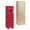 Red, variant on WE Games Wood Block Stacking Party Game that Tumbles Down - 12 in. Wooden Box - 54 Blocks