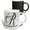 Multicolor, variant on 3drose, White Marble Monogram R - Robertson, 11oz Mug
