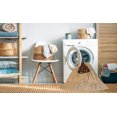 thumbnail image 2 of Ahgly Tapis Rond Lavable en Machine Intérieur Transitionnel Jaune Orange, 3 Pieds Rond, 2 of 7