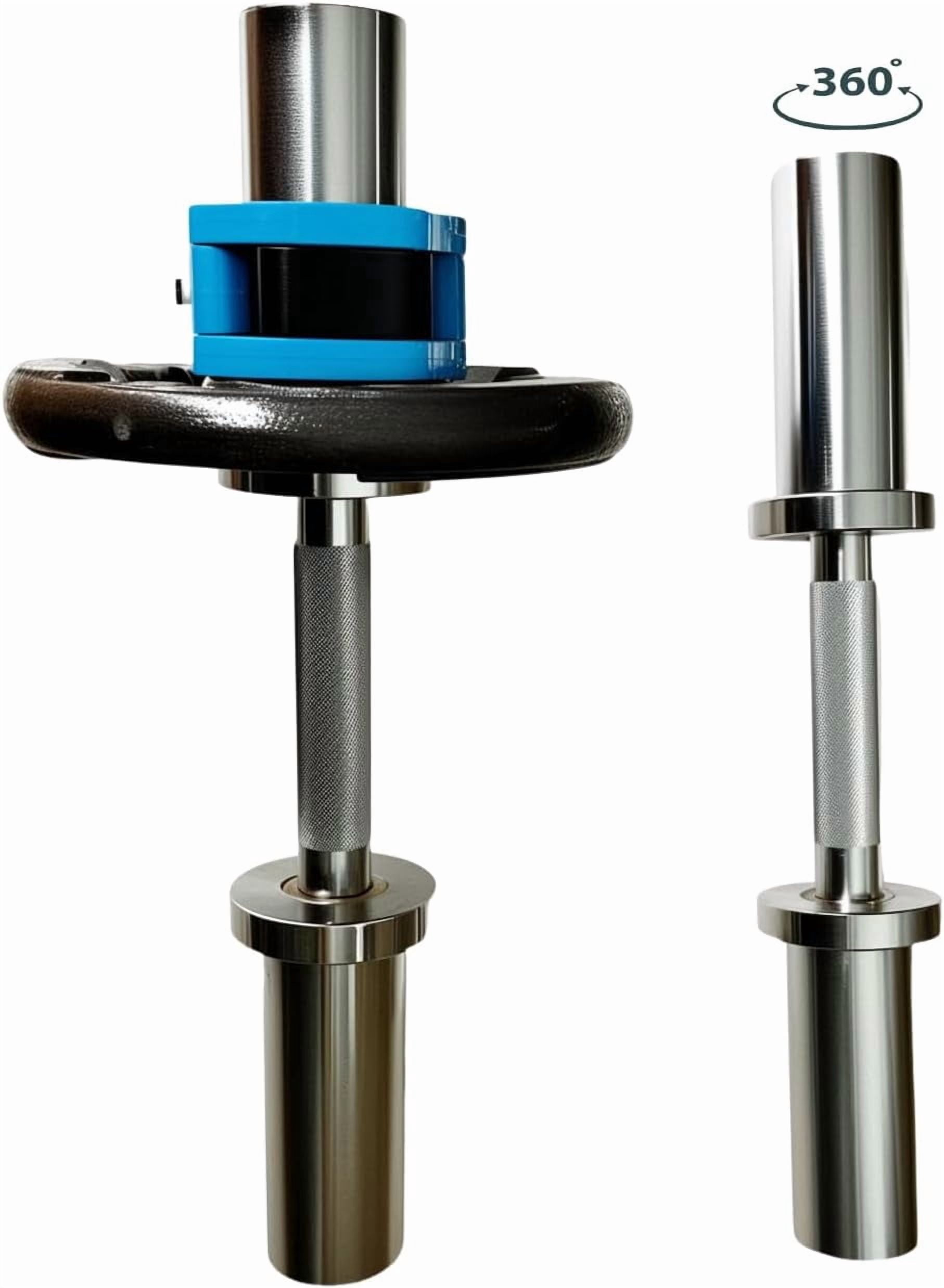 Yuhqc 16 Inch Olympic Dumbbell Bar Set with Collars - Adjustable Weightlifting Handle for Home Gym Strength Training