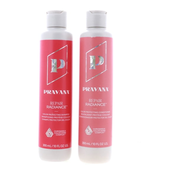 Pravana Repair Radiance Shampoo and Conditioner Set, 10 oz