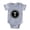Heather Grey, variant on CafePress - Monogram Medallion T - Cute Infant Baby Football Bodysuit
