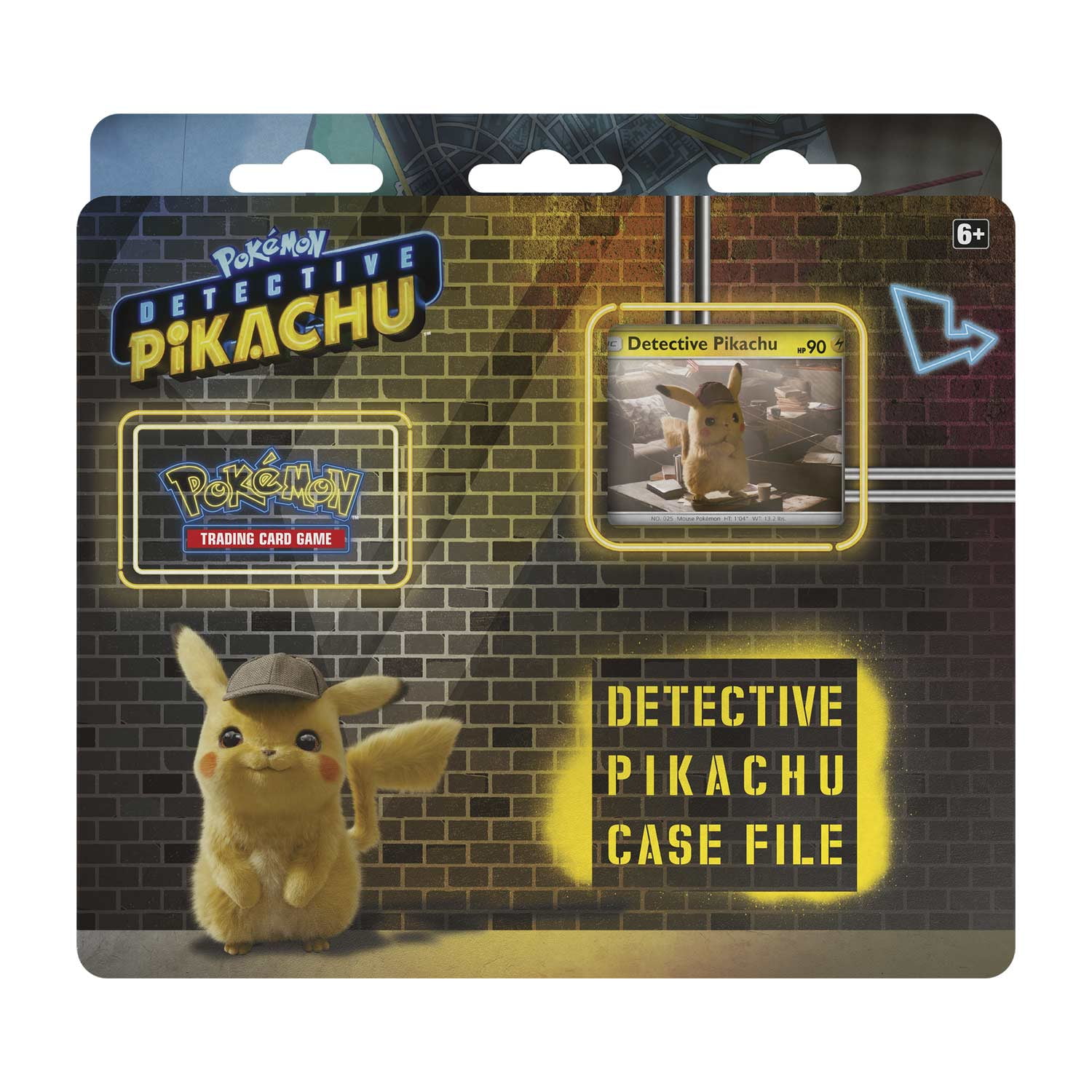 Pokemon Detective Pikachu On The Case Figure Collection Box Trading Card Game 