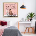 thumbnail image 3 of Stupell Industries Modern Overthinking Reflection with Puppy Gold Floating Frame Canvas Art, 25 x 25, by Tara Boone, 3 of 8