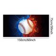 thumbnail image 4 of LACKUST Baseball Themed Beach Towel Quick-Dry Sand-Proof 75x150cm for Outdoor, 4 of 4
